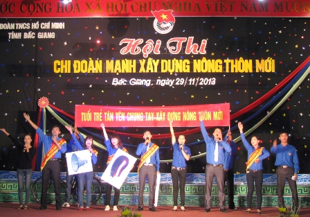 Bắc Giang: Hội thi “Chi đoàn mạnh xây dựng Nông thôn mới” 